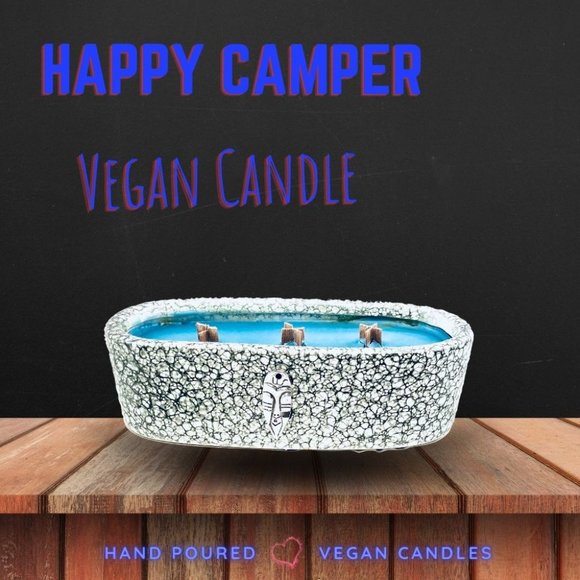 HAPPY CAMPER Patio Candle - Picture 1 of 5
